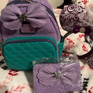 Ariel Sequin Loungefly set